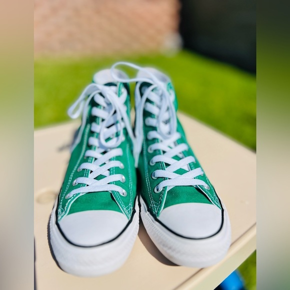 Converse Chuck Taylor All Star Hi Sneaker Amazon Green mens 8.0 women’s 10 - Picture 9 of 11